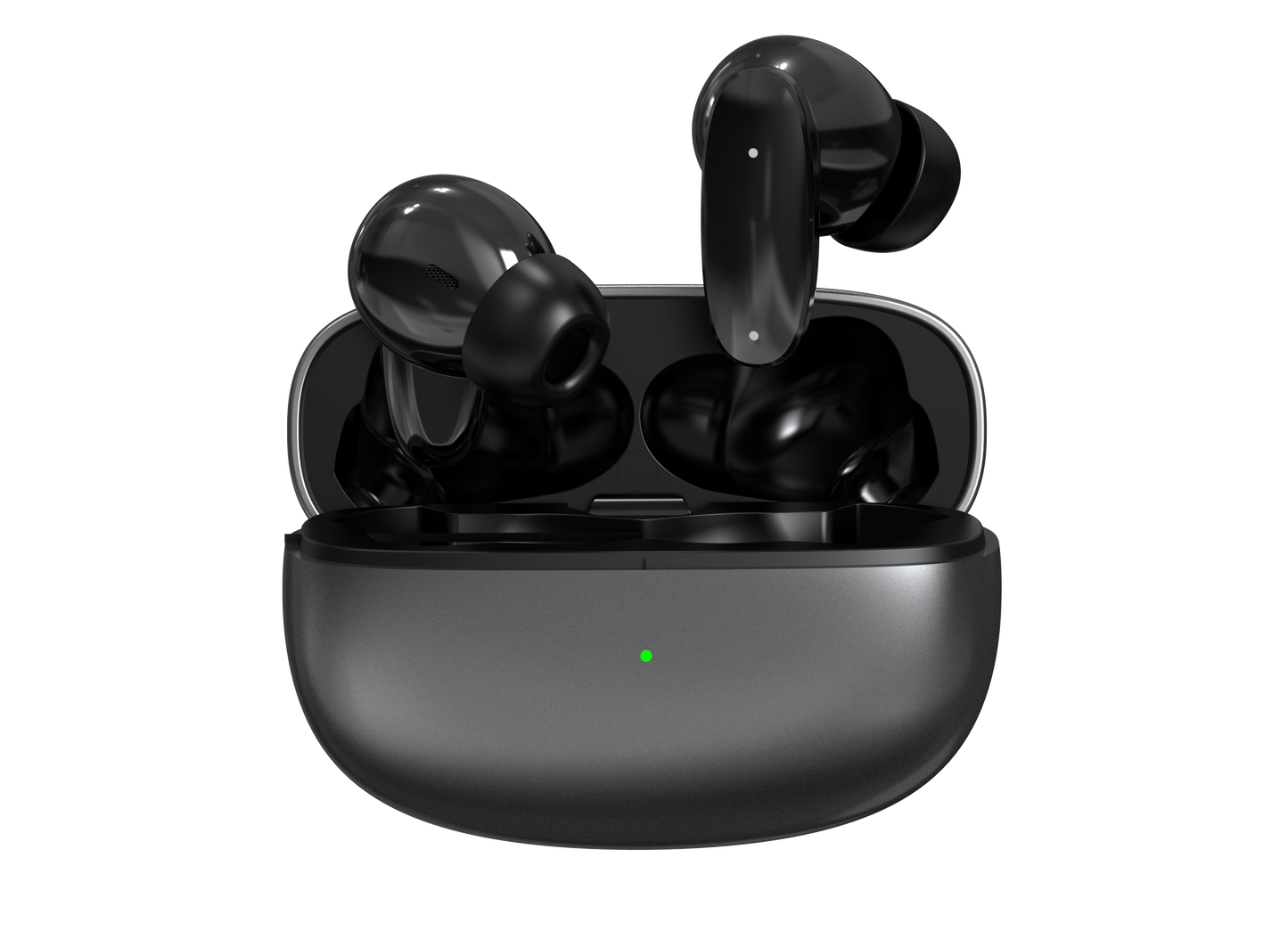 VANTOR StealthBuds – Metal Wireless Earbuds, Bluetooth 6.0 In-Ear Headphones with ENC Noise Cancelling Mic, Deep Bass, 30H Playtime, Touch Controls, Secure Fit Earphones for Android & iPhone