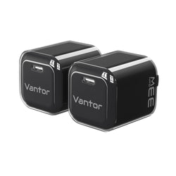 VANTOR 33W USB-C Fast Charger 2-Pack – PD GaN Compact Wall Charger for iPhone 15, iPad, Samsung, Pixel – Travel-Friendly Dual Set