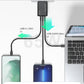 VANTOR 65W GaN Fast Charger 3-Port USB-C & USB-A – PPS PD Charger for MacBook, iPhone 15, Samsung, iPad, Switch – Compact Wall Adapter with Premium USB-C Cable, Multi-Device Charging